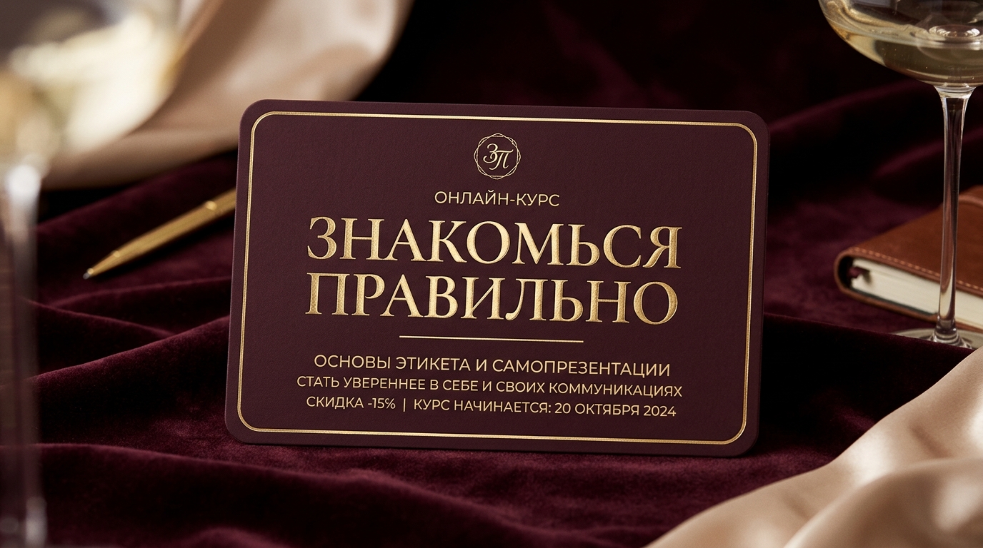 Бонусный курс «Знакомься правильно»